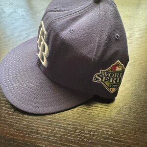 New Era Men's Navy and Blue Hat
